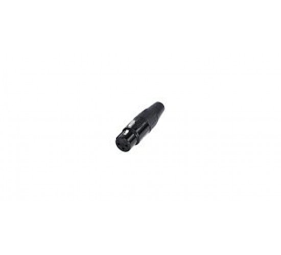 Rean RC3F-BAG кабельный разъем XLR 3-контактный female, черный корпус
