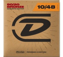 Dunlop DAB1048 струны для акустической гитары из бронзы 10-48
