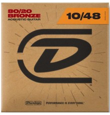 Dunlop DAB1048 струны для акустической гитары из бронзы 10-48