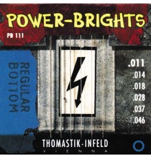 Thomastik PB111 Power-Brights Regular Bottom Комплект струн для электрогитары, 11-46