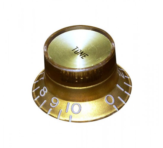 Hosco KG-130T Ручка потенциометра, Tone, золото, метрическая