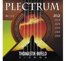 Thomastik AC112 Plectrum Комплект струн для акустической гитары, сталь/бронза, 012-059