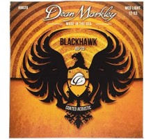 Dean Markley DM8020 Blackhawk 80/20 Комплект струн для акустической гитары, с покрытием, 12-53