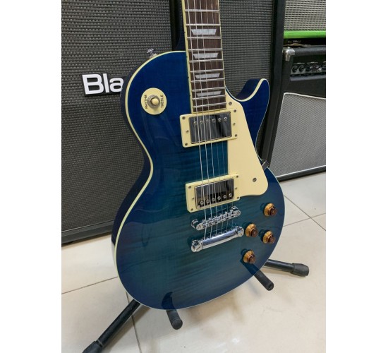 Grass Roots G-LP-50S STB электрогитара Les Paul, цвет See Thru Blue, Корея, выставочный образец