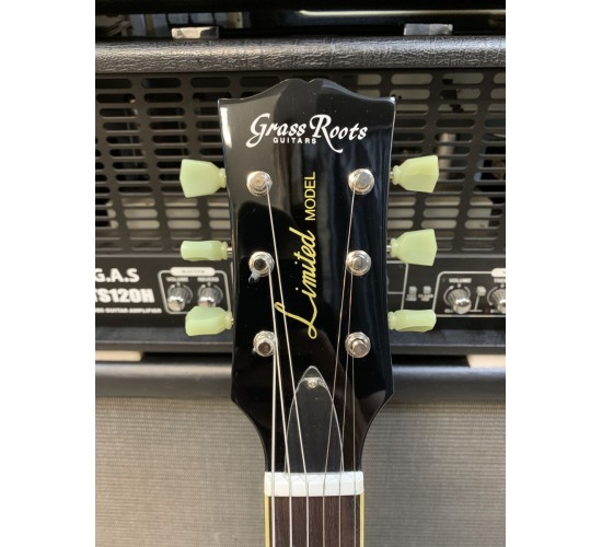 Grass Roots G-LP-50S STB электрогитара Les Paul, цвет See Thru Blue, Корея, выставочный образец