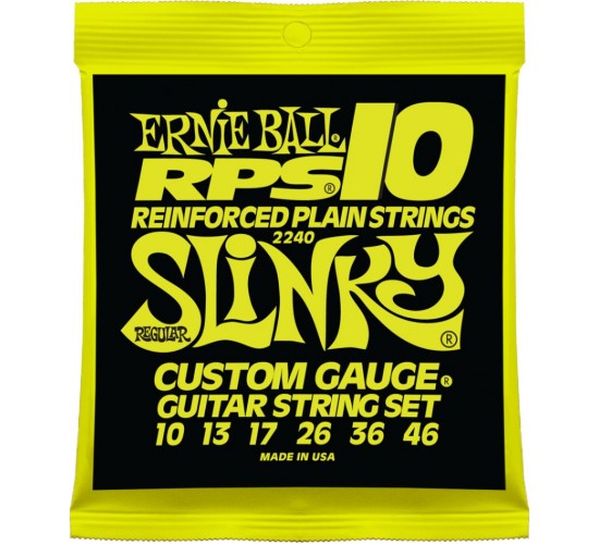 Ernie Ball 2240 струны для эл.гитары RPS10 Regular Slinky (10-13-17-26-36-46)