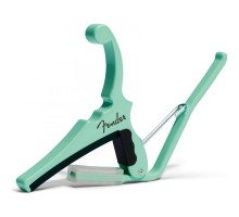 Kyser KGEFSGA каподастр для электрогитары, Fender Surf Green, зеленый