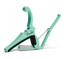 Kyser KGEFSGA каподастр для электрогитары, Fender Surf Green, зеленый
