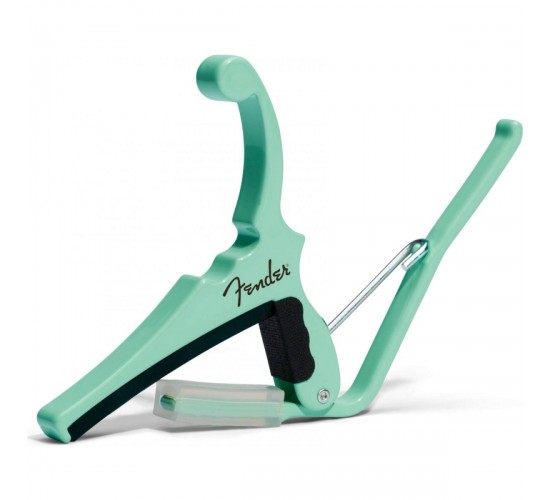 Kyser KGEFSGA каподастр для электрогитары, Fender Surf Green, зеленый