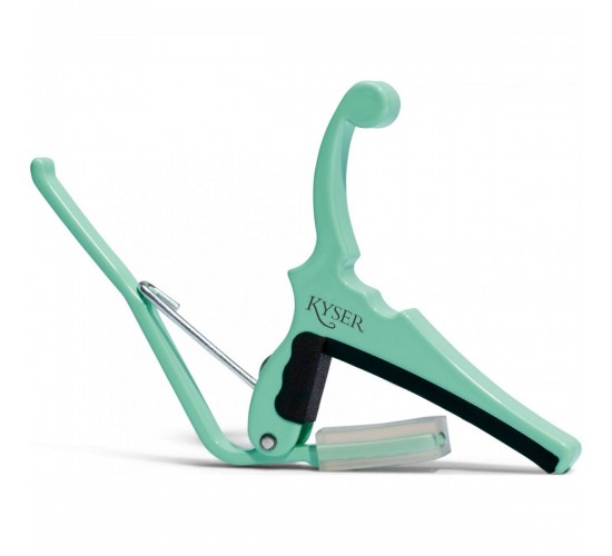 Kyser KGEFSGA каподастр для электрогитары, Fender Surf Green, зеленый