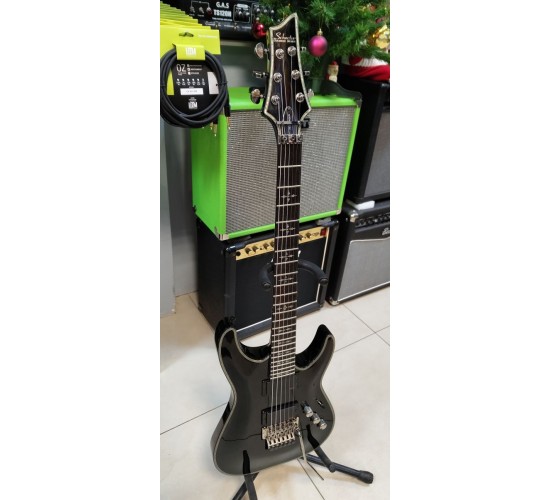 Schecter Hellraiser C-1 FR Diamond Series электрогитара, цвет черный, Корея USED