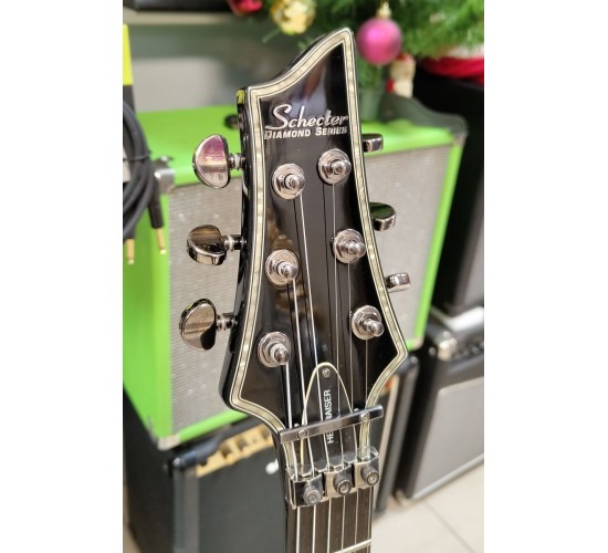 Schecter Hellraiser C-1 FR Diamond Series электрогитара, цвет черный, Корея USED