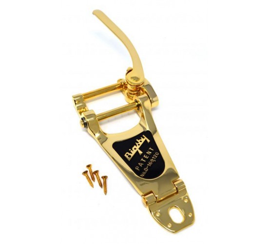 Bigsby B7 тремоло для Les Paul или др. арчтоповой гитары, позолота