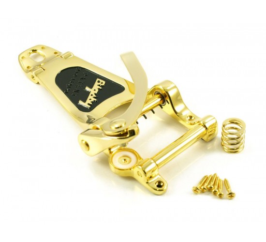 Bigsby B7 тремоло для Les Paul или др. арчтоповой гитары, позолота