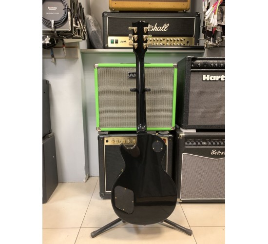 Gibson Les Paul Studio T 2017 Ebony Gold электрогитара, цвет черный, США USED