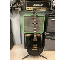 Gibson Les Paul Studio T 2017 Ebony Gold электрогитара, цвет черный, США USED