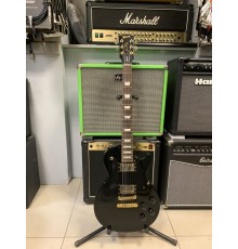 Gibson Les Paul Studio T 2017 Ebony Gold электрогитара, цвет черный, США USED