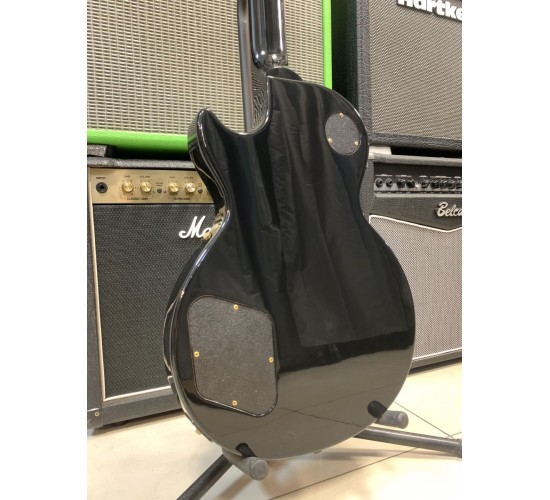 Gibson Les Paul Studio T 2017 Ebony Gold электрогитара, цвет черный, США USED