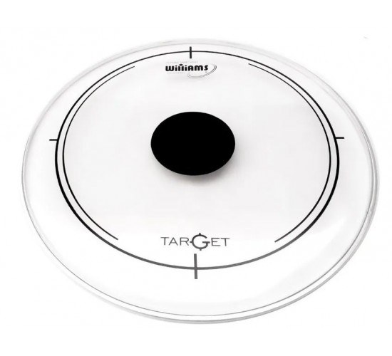 Williams DT2-7MIL-12 двуслойный пластик, 12", прозрачный с черной точкой