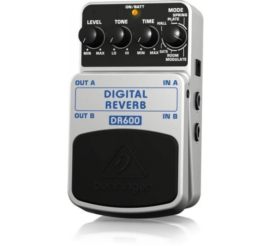 Behringer DR600 Digital Reverb педаль цифр. стереофонических эффектов реверберации