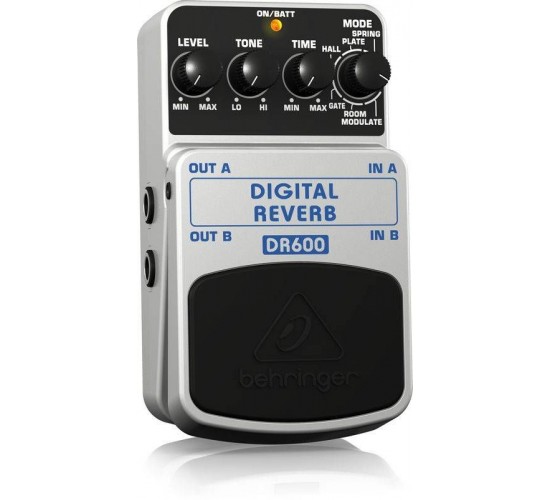 Behringer DR600 Digital Reverb педаль цифр. стереофонических эффектов реверберации