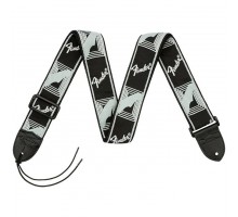 Fender 2` Monogrammed Black/Light Grey/Dark Grey ремень для гитары