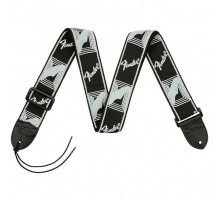 Fender 2` Monogrammed Black/Light Grey/Dark Grey ремень для гитары