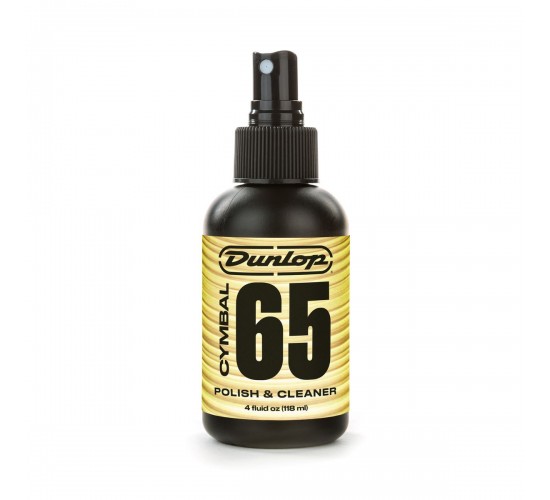 Dunlop 6434 Cymbal 65 Polish & Cleaner спрей для ежедневной очистки тарелок, 118 мл