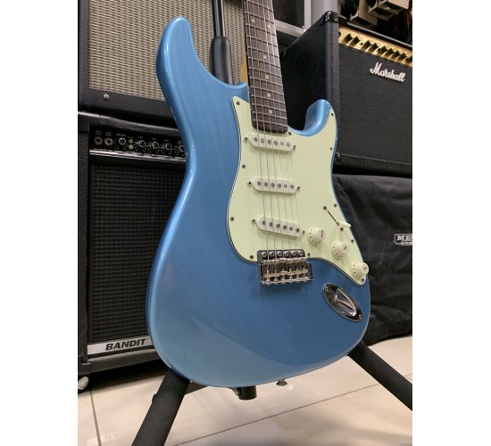 Grass Roots G-SE-50R электрогитара, цвет голубой металлик Корея USED