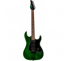 JET JS-450 TGR R электрогитара, Stratocaster, цвет transparent green (зеленый прозрачный)