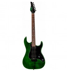 JET JS-450 TGR R электрогитара, Stratocaster, цвет transparent green (зеленый прозрачный)