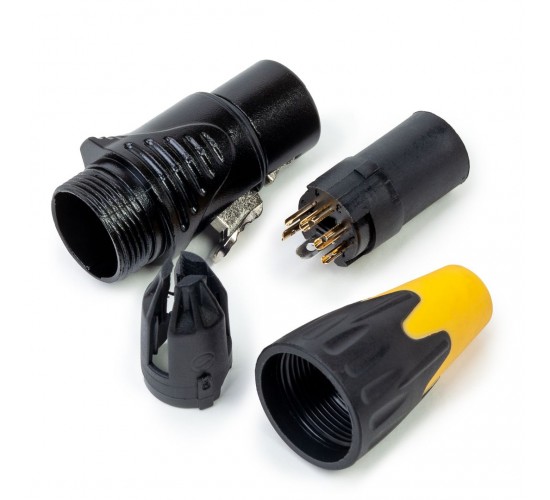 MRC RXCA-5F-B YK Кабельный разъем XLR, 5-и контактный <гнездо/мама>
