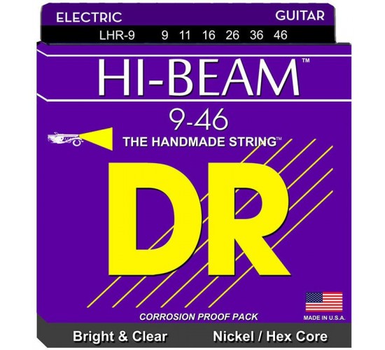 DR Hi-Beam LHR-9 Lite-n-Heavy струны для электрогитары (9-46)