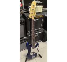 Grass Roots G-PB Precision Bass бас-гитара, Корея, цвет синий USED