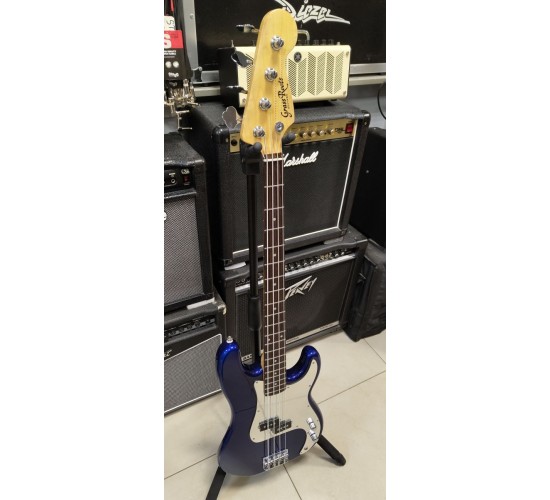 Grass Roots G-PB Precision Bass бас-гитара, Корея, цвет синий USED