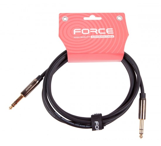 Force FLC-02/2 аудио шнур JACK1/4« stereo-JACK1/4» stereo (2,0м)