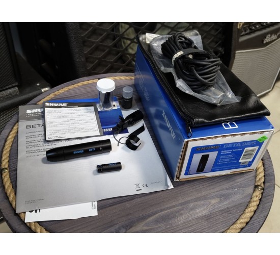 Shure Beta 98/S Миниатюрный суперкардиоидный конденсаторный микрофон Мексика USED