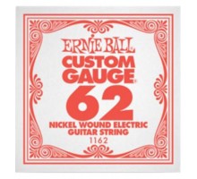Ernie Ball 1162 струна для электро и акустических гитар. Сталь, калибр .062