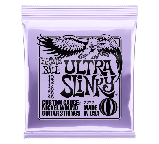 Ernie Ball 2227 струны для эл.гитары Nickel Wound Ultra Slinky (10-13-17-28-38-48)