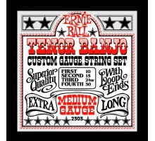 Ernie Ball 2303 струны для 4 стр. тенор банджо Stainless Steel Medium (10-15-24w-30)