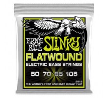 Ernie Ball 2812 струны для бас-гитары Regular Slinky Flatwound Bass (50-70-85-105)