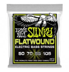 Ernie Ball 2812 струны для бас-гитары Regular Slinky Flatwound Bass (50-70-85-105)
