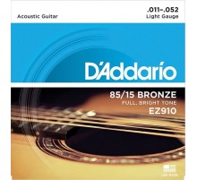 D'Addario EZ910 AMERICAN BRONZE 85/15 Струны для акустической гитары Light 11-52
