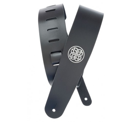 Planet Waves 25L-CELT кожаный ремень для гитары, черный с рисунком Celtic Knot