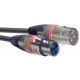 Stagg SMC1 RD микрофонный шнур XLR(M)-XLR(F), длина 1 метр, красный
