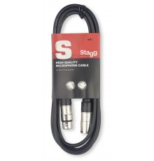 Stagg SMC3 микрофонный шнур XLR(M)-XLR(F), стандартная серия, длина 3 метра.