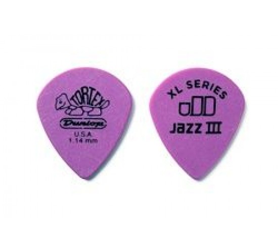 Dunlop Tortex Jazz III XL Медиатор, толщина 1,14мм