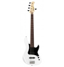 Cort GB55JJ OW бас-гитара, 5-струнная, цвет белый