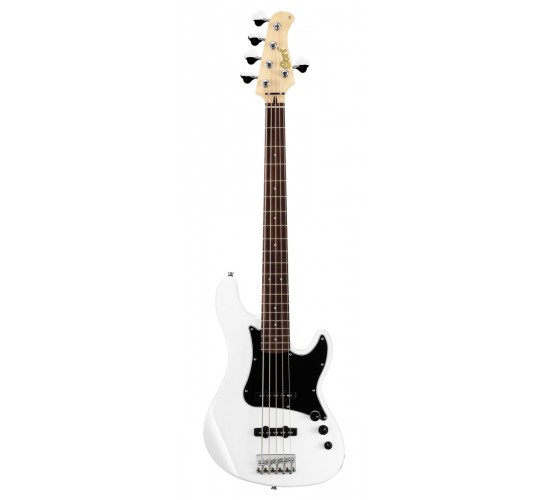 Cort GB55JJ OW бас-гитара, 5-струнная, цвет белый