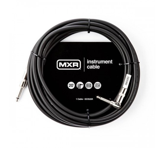 Dunlop DCIS20R MXR Кабель инструментальный, прямой/угловой, 6м